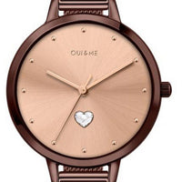 Oui  Me Petite Amourette Rose Gold Sunray Dial Stainless Steel Quartz Me010221 Women's Watch