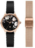 Oui  Me Bichette Black Matt Dial Leather Strap Quartz Me010241 Women's Watch