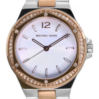 Michael Kors Lennox Crystal Accents Silver Dial Quartz Mk6989 Women's Watch