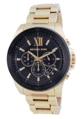 Michael Kors Brecken Chronograph Gold Tone Quartz Mk8848 Men's Watch