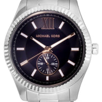 Michael Kors Lexington Stainless Steel Multifunction Black Dial Quartz Mk8946 100m Men's Watch