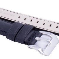 Ratio Ms12 Black Leather Strap 22mm