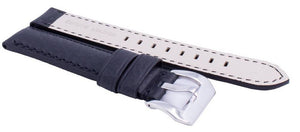 Ratio Ms12 Black Leather Strap 22mm