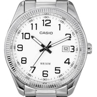 Casio Standard Analog Stainless Steel White Dial Quartz Mtp-1302d-7b Men's Watches