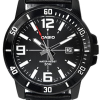 Casio Enticer Analog Black Dial Quartz Mtp-vd01bl-1b Mtpvd01bl-1b Men's Watch