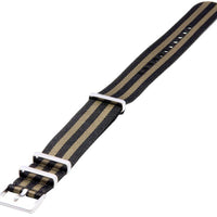 Ratio Nato21 Khaki And Black Nylon 22mm Watch Strap