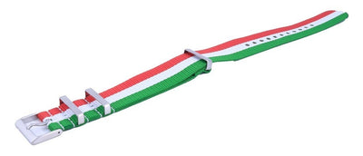 Ratio Nato23 Italy National Flag Pattern Polyester 22mm Strap