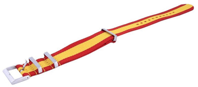 Ratio Nato29 Spain National Flag Pattern Polyester 22mm Strap