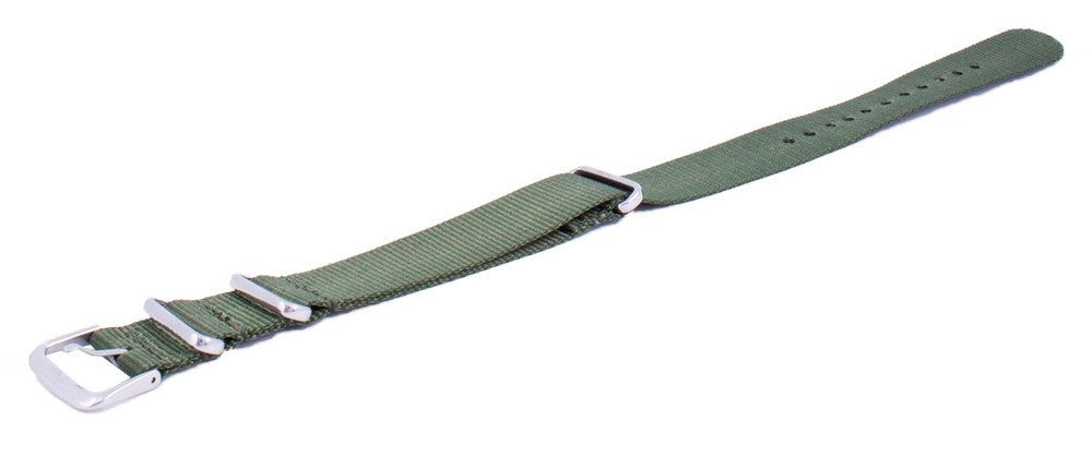 Ratio Brand Natos12 Green Nylon Strap 18mm