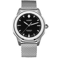 Nappey Renaissance Steel And Black Milanese Automatic Ny41-ad1m-6b2aa 200m Unisex Watch