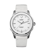 Nappey Renaissance Steel And White Suede Automatic Ny41-ad2m-3b2a 200m Unisex Watch