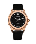 Nappey Renaissance Rose Gold And Black Suede Automatic Ny41-bd1m-3b1a 200m Unisex Watch