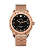 Nappey Renaissance Rose Gold And Black Milanese Automatic Ny41-bd1m-6b9a 200m Unisex Watch