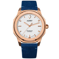 Nappey Renaissance Rose Gold And White Milanese Automatic Ny41-bd2m-6b9a 200m Unisex Watch