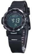 Casio Pro Trek Climber Digital Bio-based Resin Strap Tough Solar Prw-35y-1b 100m Men's Watch