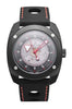 Dwiss R2 Floating Hours Display Rubber Strap Black Skeleton Dial Automatic R2-bb-rubber 100m Men's Watch