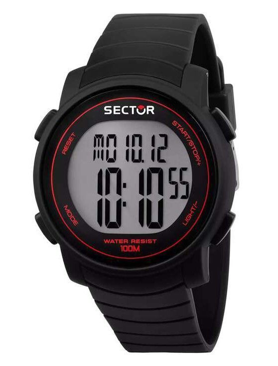 Sector Ex-31 Digital Black Dial Quartz R3251543001 100m Men's Watch