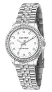 Sector 230 Just Time Crystal Accents White Dial Quartz R3253161538 100m Women's Watch