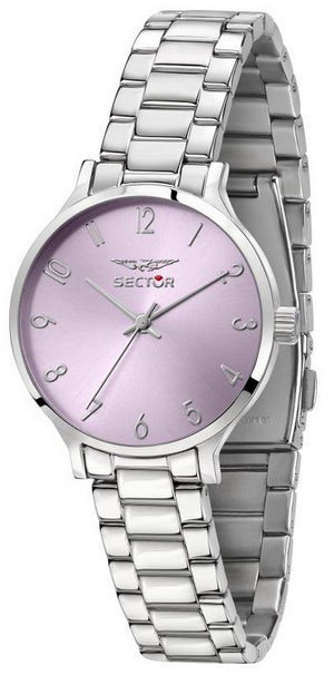 Sector 370 Sunray Lilac Dial Stainless Steel Quartz R3253522503 Women's Watch