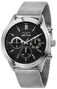 Sector 670 Black Dial Stainless Steel Quartz R3253540004 Men's Watch