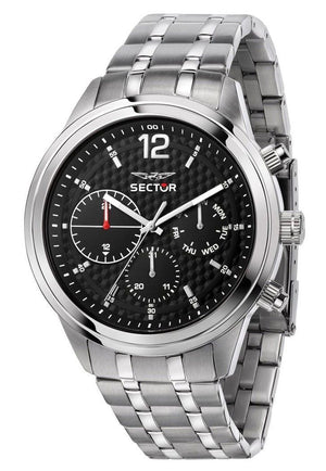 Sector 670 Multifunction Stainless Steel Black Dial Quartz R3253540007 Men's Watch