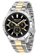 Sector 270 Multifunction Two Tone Stainless Steel Black Dial Quartz R3253578026 Men's Watch