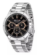 Sector 270 Multifunction Stainless Steel Black Dial Quartz R3253578028 Men's Watch