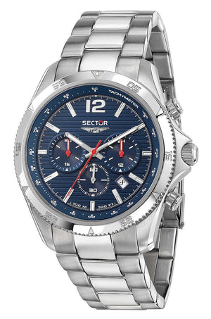 Sector 650 Chronograph Stainless Steel Blue Dial Quartz R3273631003 100m Men's Watch