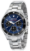 Sector 230 Chronograph Blue Dial Stainless Steel Quartz R3273661027 100m Men's Watch