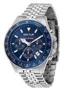 Sector 230 Chronograph Stainless Steel Blue Dial Quartz R3273661032 100m Men's Watch