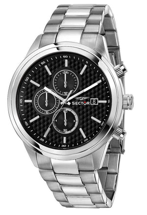 Sector 670 Chronograph Stainless Steel Black Dial Quartz R3273740002 Men's Watch