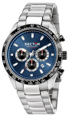 Sector 245 Chronograph Blue Dial Stainless Steel Quartz R3273786014 100m Men's Watch