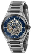 Maserati Triconic Skeleton Blue Dial Stainless Steel Quartz R8823139001 100m Men's Watch