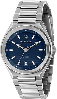 Maserati Triconic Blue Dial Quartz R8853139002 100m Men's Watch