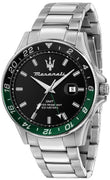 Maserati Sfida Stainless Steel Black Dial Quartz R8853140005 100m Men's Watch