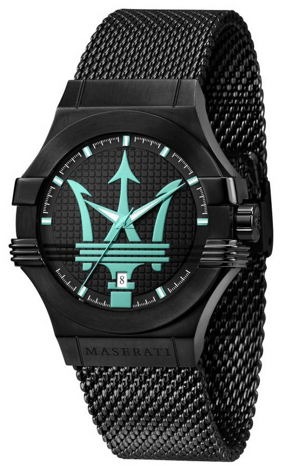 Maserati Aqua Edition Black Dial Stainless Steel Quartz R8853144002 100m Men's Watch