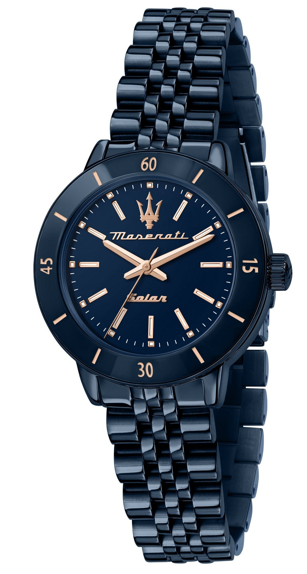 Maserati Stainless Steel Blue Dial Solar R8853149501 Women's Watch