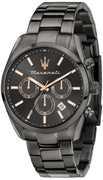 Maserati Attrazione Chronograph Stainless Steel Black Dial Quartz R8853151001 Men's Watch