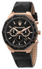 Maserati Stile Chronograph Black Matt Dial Quartz R8871642001 100m Men's Watch