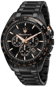 Maserati Traguardo Chronograph Stainless Steel Black Dial Quartz R8873612048 100m Men's Watch