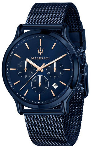 Maserati Blue Edition Chronograph Blue Dial Quartz R8873618010 100m Men's Watch