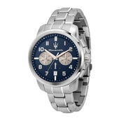 Maserati Successo Limited Edition Chronograph Stainless Steel Blue Dial Quartz R8873621029 Men's Watch