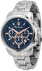 Maserati Successo Chronograph Stainless Steel Blue Dial Quartz R8873621037 Men's Watch