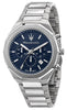 Maserati Stile Chronograph Blue Dial Quartz R8873642006 100m Men's Watch