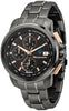 Maserati Successo Chronograph Stainless Steel Black Dial Solar R8873645001 Men's Watch