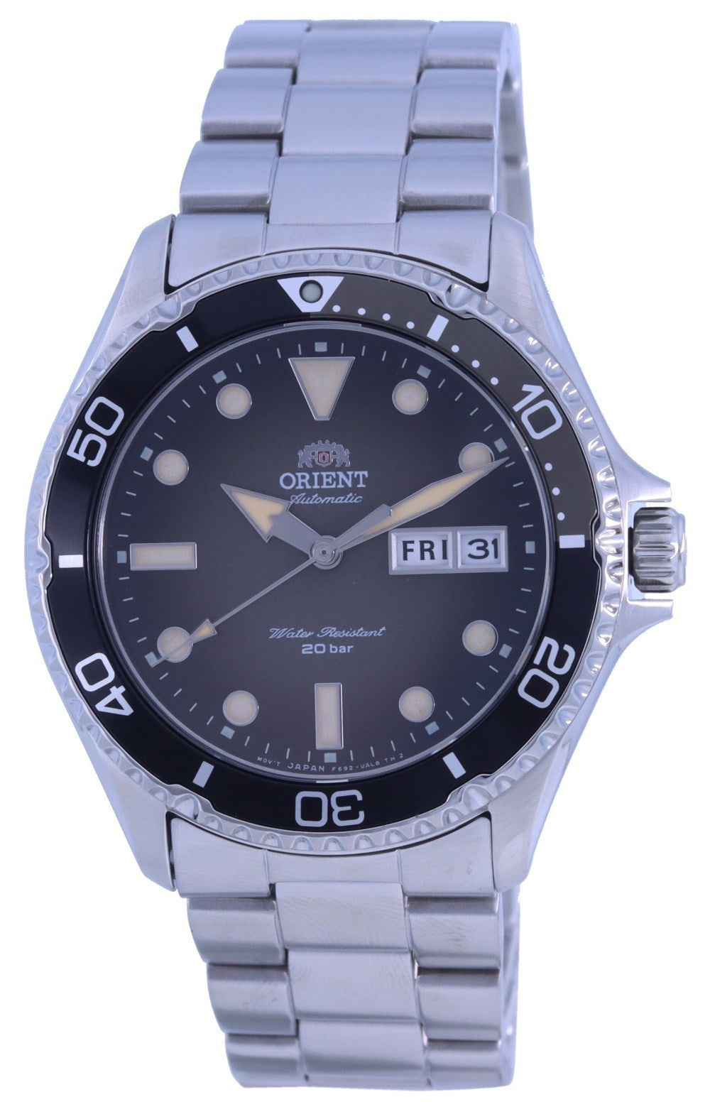 Orient Mako Kamasu Stainless Steel Automatic Diver's Ra-aa0810n19b 200m Men's Watch