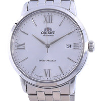 Orient Contemporary White Dial Stainless Steel Automatic Ra-ac0f10s10b Men's Watch