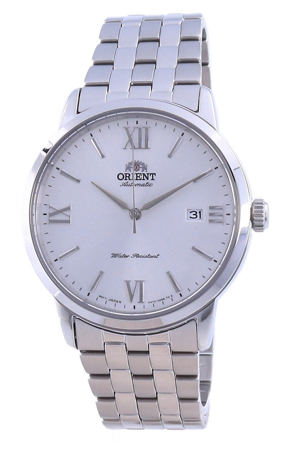 Orient Contemporary White Dial Stainless Steel Automatic Ra-ac0f10s10b Men's Watch