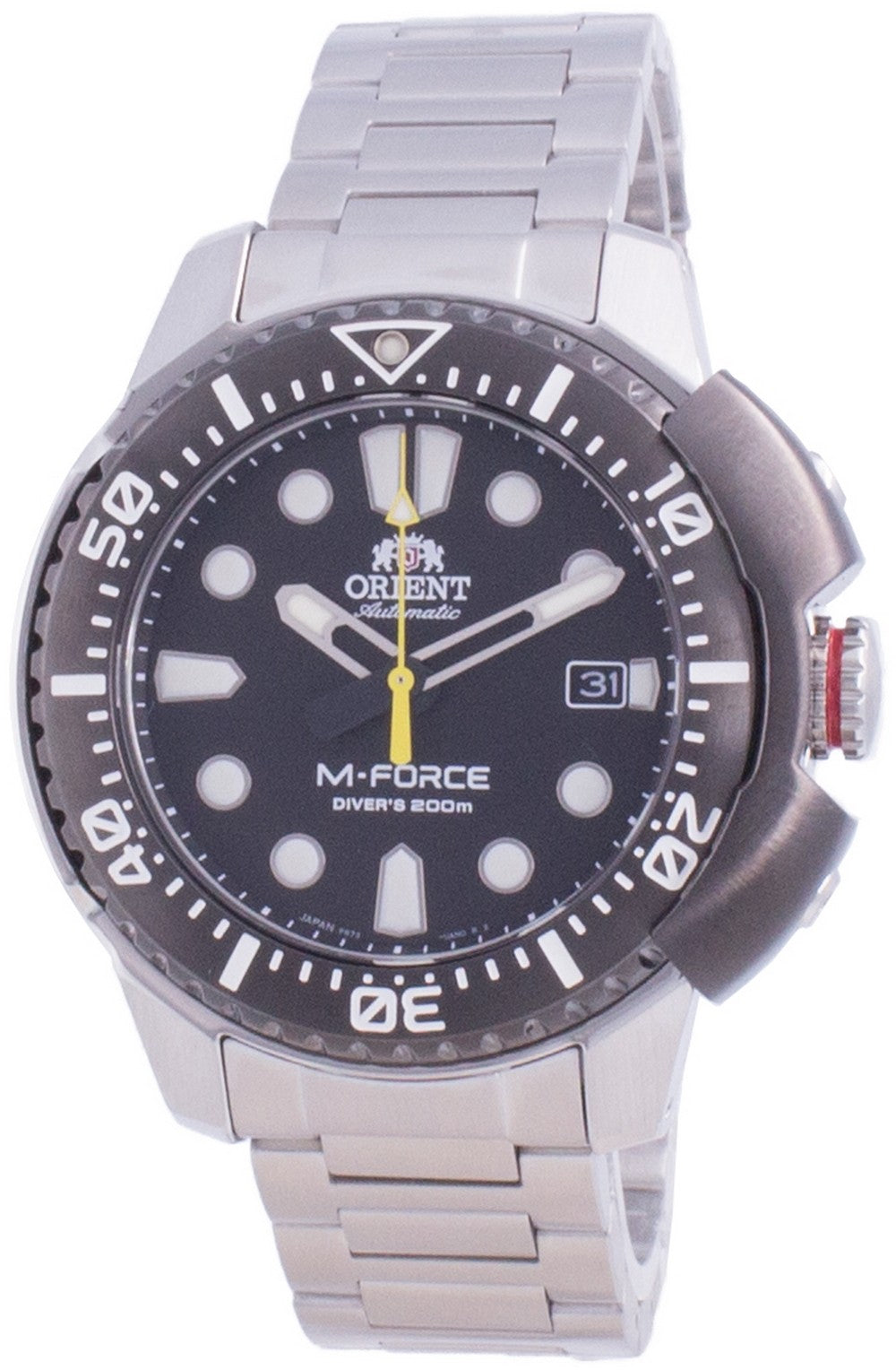 Orient M-force Ac0l 70th Anniversary Automatic Diver's Ra-ac0l01b00b Japan Made 200m Men's Watch