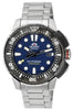 Orient M-force Ac0l Sports Stainless Steel Blue Dial Automatic Diver's Ra-ac0l07l00b 200m Men's Watch